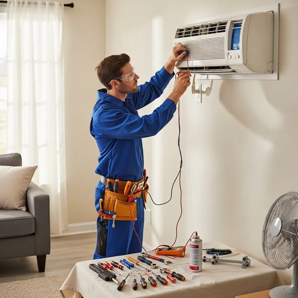 Turgutlu Çetintaş Çetintaş klima gaz dolumu ve bakım – Enerji verimliliği artırıldı. - Teknik servis örneği